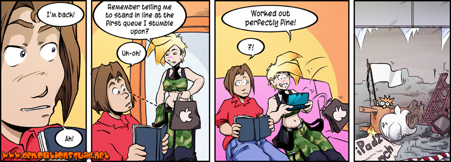 3ds ipad2 launch comic
