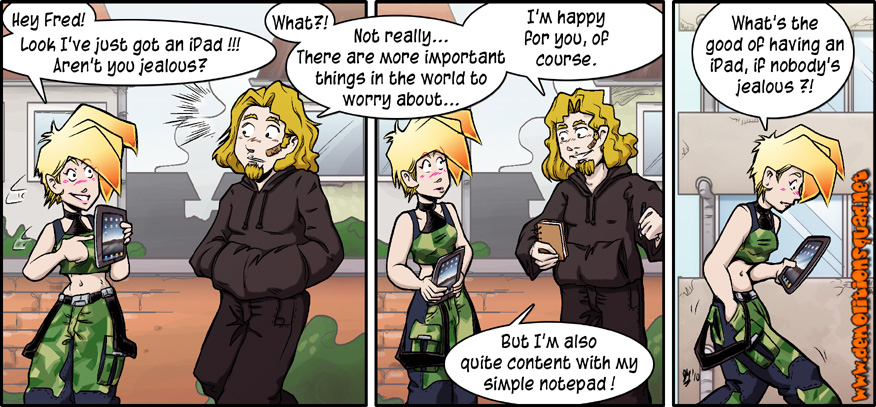 iPad webcomic
