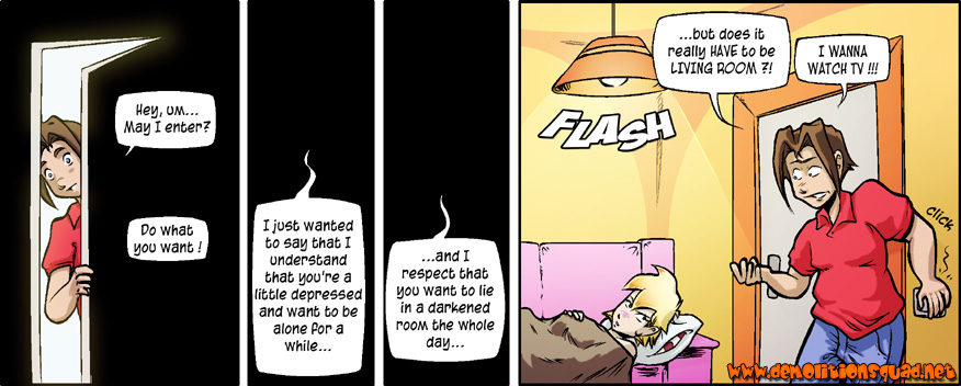 Summer Vacation Depression Webcomic